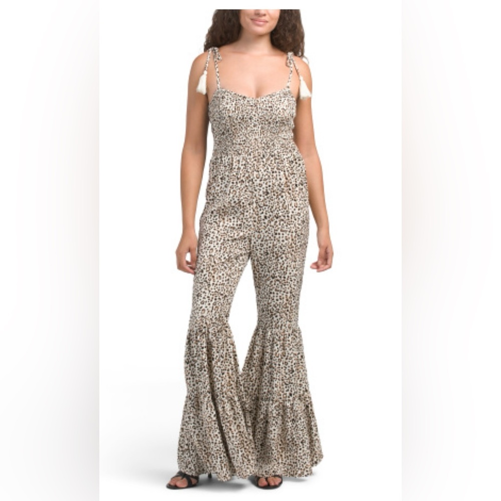 Leopard Print Jumpsuit NWT
